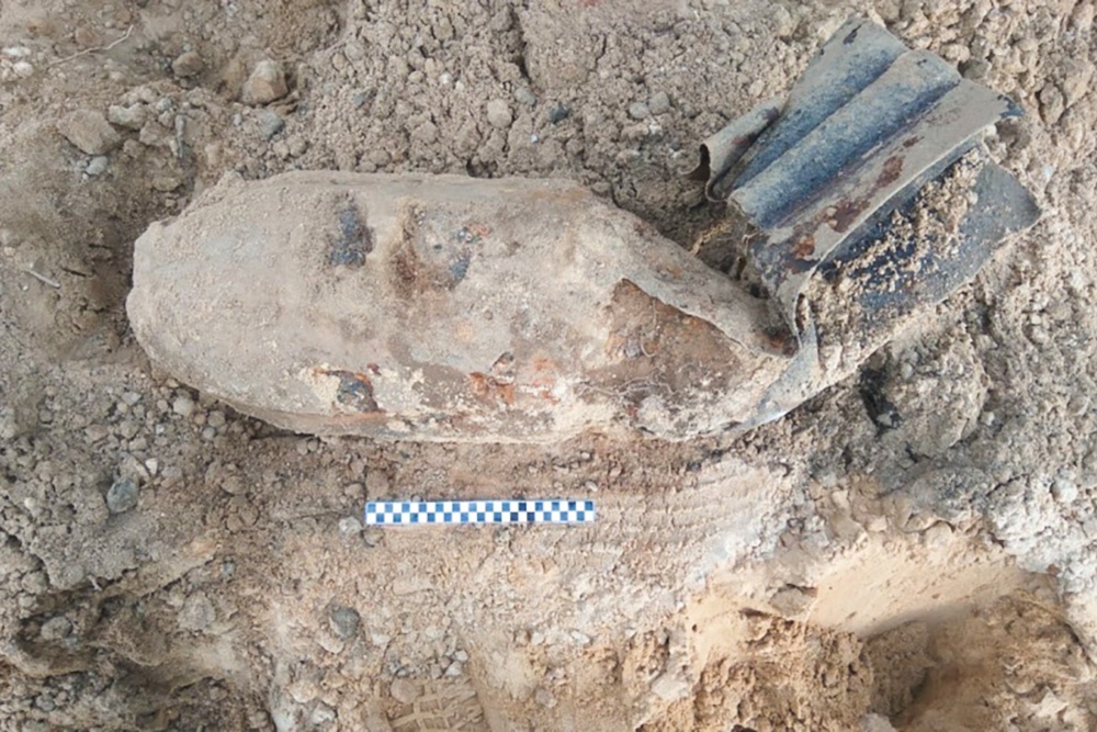 В Калининграде нашли 100-килограммовую бомбу времен Великой Отечественной войны