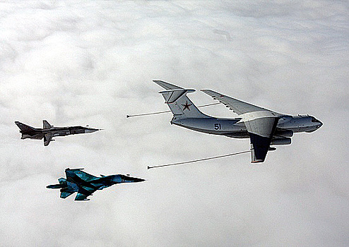 В Хабаровском крае шесть типов боевых самолетов ВВО выполнили дозаправку в воздухе