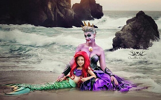Фотограф превратила свою семилетнюю дочь в принцессу, а себя — в злодейку