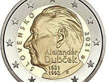2 евро с Александром Дубчеком