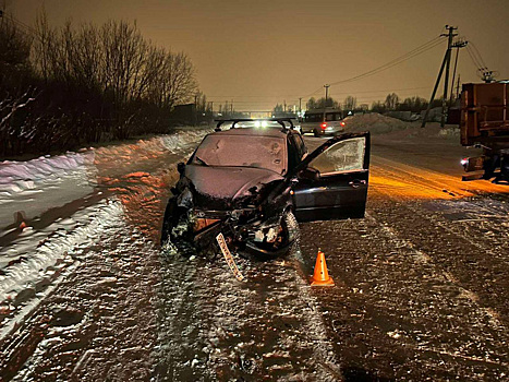 В Тюменской области двое детей пострадали в ДТП с большегрузом