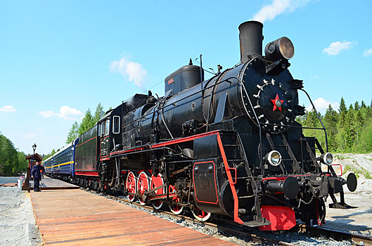 Ретропоезд прибыл в Калининградскую область