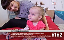 Фонд "Подари жизнь" и "ТВ Центр" собирают средства на лечение Камиллы Шарафутдиновой