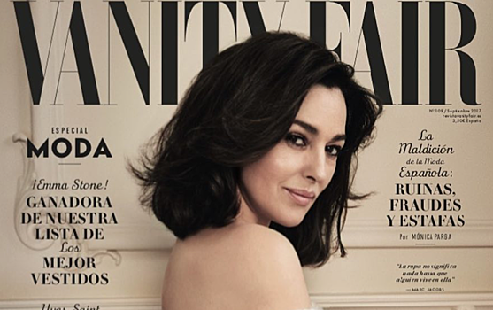 52-летняя Моника Беллуччи обнажила плечи для Vanity Fair