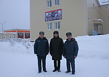 Начальник Главного управления МЧС по Красноярскому краю посетил новое пожарное депо в Енисейском ОРТЦ