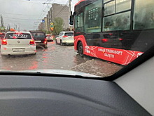 Калуга превратилась в Венецию после ливней