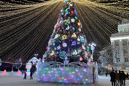 Топ самых красивых новогодних елок Курганской области