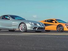 Mercedes SLR McLaren и McLaren 540C сразились в битве поколений