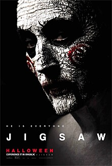 IMAX-постер фильма ужасов «Пила 8» с Тобином Беллом.