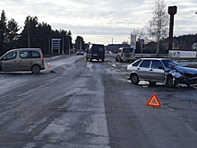МВД опубликовало кадры аварии Citroen и «ВАЗа» в Воронежской области