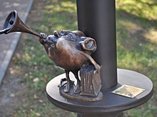 В Ульяновске установили аудиогиды в виде бронзовых Колобков