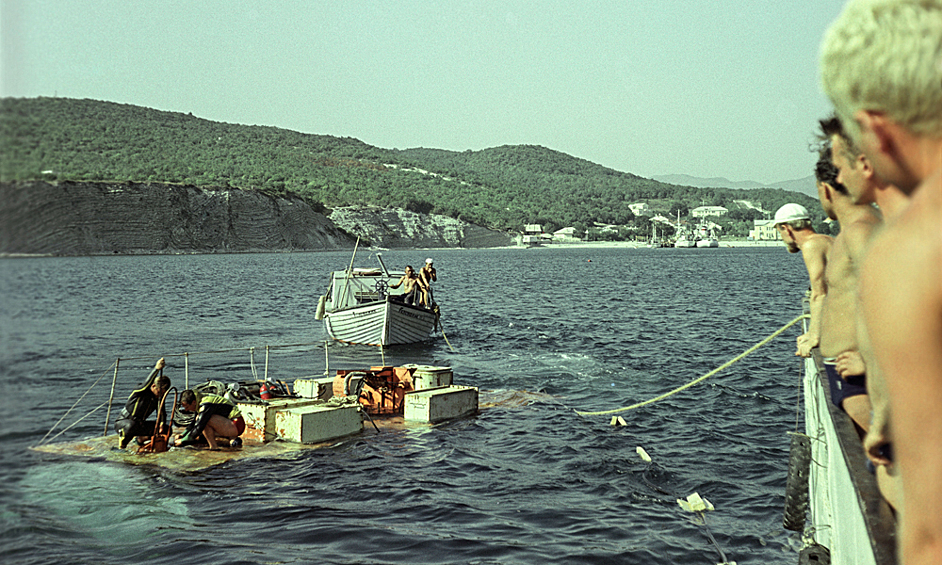 Научные исследования с применением подводной лаборатории "Черномор", 1968 год