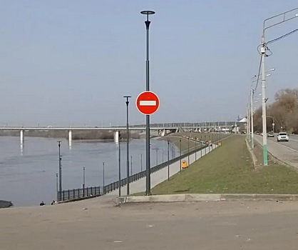 Въезд на набережную Оки запретили