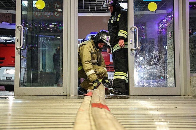 Взрыв произошел в торговом центре под Воронежем