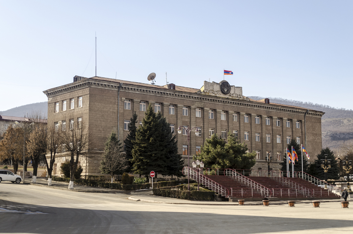 Площадь Возрождения, Степанакерт, Нагорный Карабах, Азербайджан, Европа