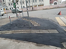 Дорогу отремонтировали в Басманном переулке