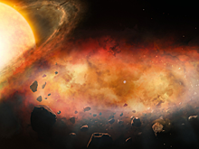 Новая загадка в космосе: далекую звезду затмило непонятное металличное облако