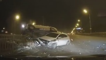 Серьезное ДТП в Казани попало в объектив автомобильного регистратора