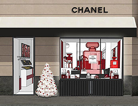 Зачем вам в обновленный pop-up бутик Chanel на Рождество?