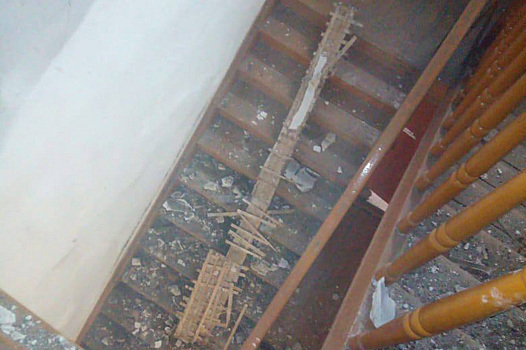 В горевшей Сосьве при обрушении в доме пострадал мужчина