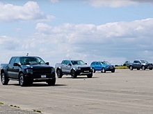 Видео: немецкие пикапы соревнуются в дрэге с Ford F-150 Raptor