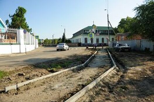 В Майкопе ремонтируют дорогу по улице МОПРа