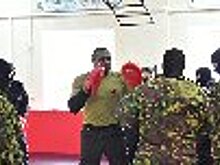 Знаменитый боксер Кевин Джонсон прошел курс молодого бойца в ОСН «Сатурн» ГУФСИН России по г. Москве