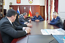 Глава Северной Осетии Меняйло и президент ОКР Поздняков обсудили развитие фехтования в регионе