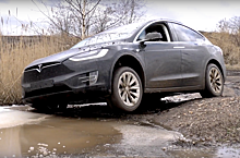 Что показала Tesla Model X на настоящем бездорожье (видео)