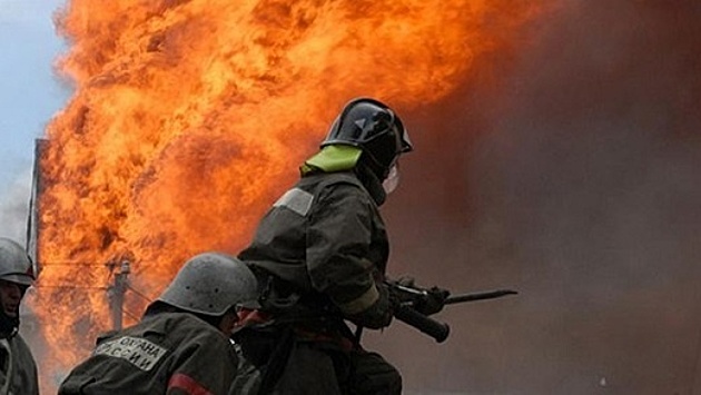 В Томском районе горел жилой дом
