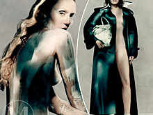 Майли Сайрус надела лишь боди-арт для новой кампании Maison Margiela