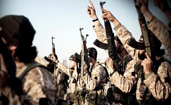 Боевики запрещенной в России террористической группировки «Исламское государство» (ИГИЛ)