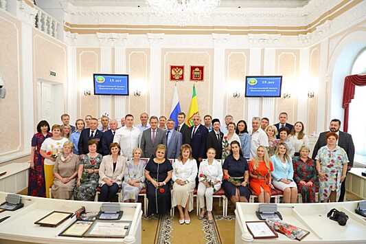 Валерий Лидин поздравил членов Общественной палаты региона с юбилеем