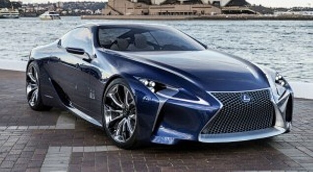 Серийный Lexus LF-LC представят в Детройте