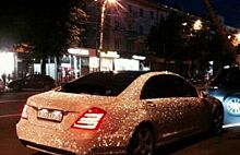 Бриллиантовый Mercedes принцессы сняли в Воронеже