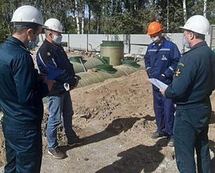 Главгосстройнадзор Подмосковья проверил ход строительства очистных сооружений в Орехово-Зуевском округе