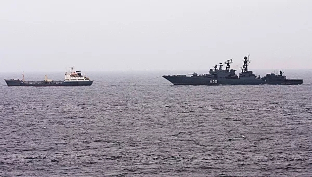 Россия ответила стрельбами на визит кораблей НАТО