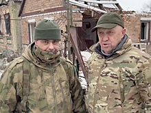 Пригожин показал командира из ЧВК "Вагнер", руководившего взятием Соледара