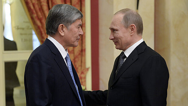 Путин и Атамбаев начали встречу в Москве