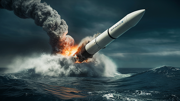 «Так и было задумано»: SpaceX прокомментировало падение в океан ракеты Falcon 9