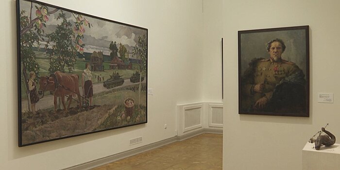 Война глазами художника: в Русском музее открылась выставка в честь 75-летия Победы
