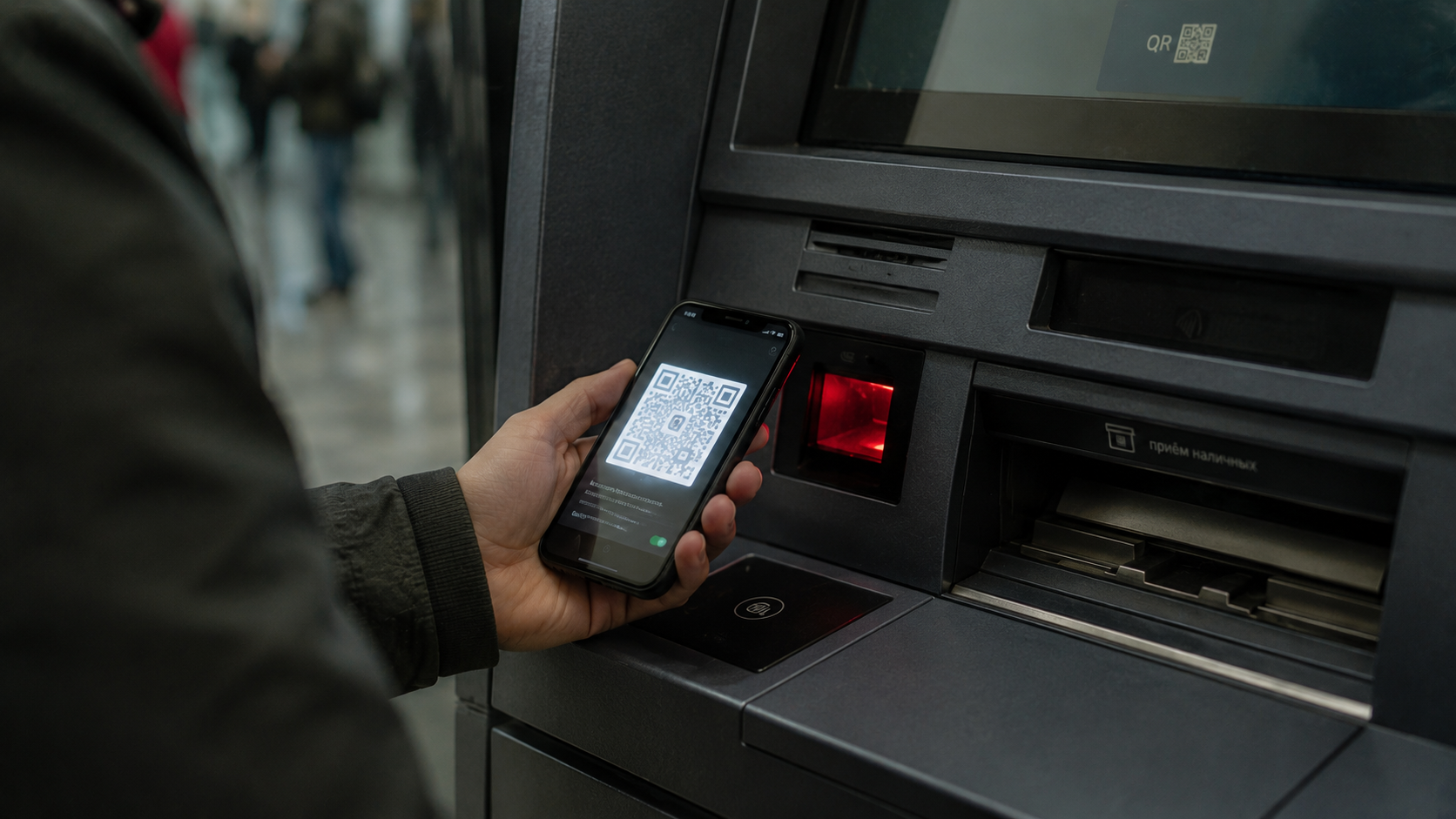 Мошенники научились воровать наличные через QR-коды в банкоматах