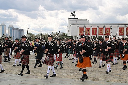 2 сентября в Парке Победы выступят Кельтский оркестр волынок и барабанов