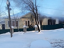 Жилой дом загорелся в Нижегородской области