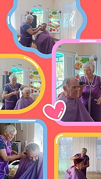 В Егорлыкском районе волонтер-парикмахер сделала бесплатные стрижки пожилым и инвалидам