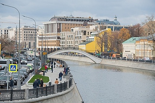 Одобрено благоустройство участков трех набережных у Москвы-реки