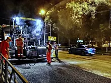 В Самаре начали укладывать асфальт на проезжей части проспекта Кирова