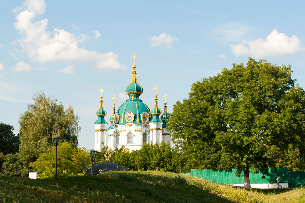 Андреевская церковь, Киев, Украина, Европа