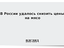 Минсельхоз: производство мяса в России растет, цены на него падают