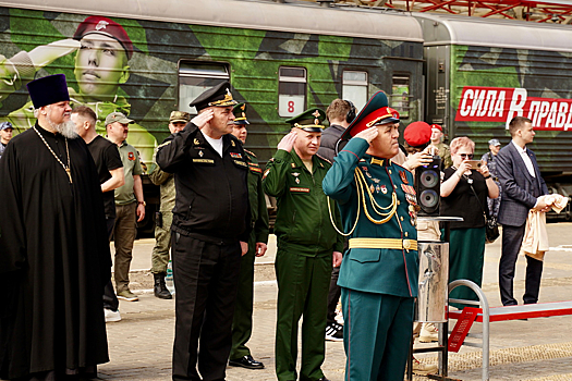 В Казани около 12,5 тыс. человек посетили тематический поезд Минобороны России «Сила в правде»